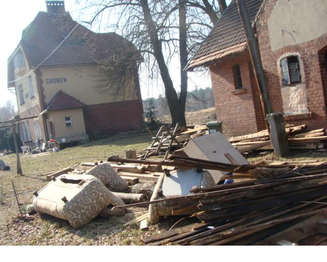 Stacja kolejowa - Gronów Gronow