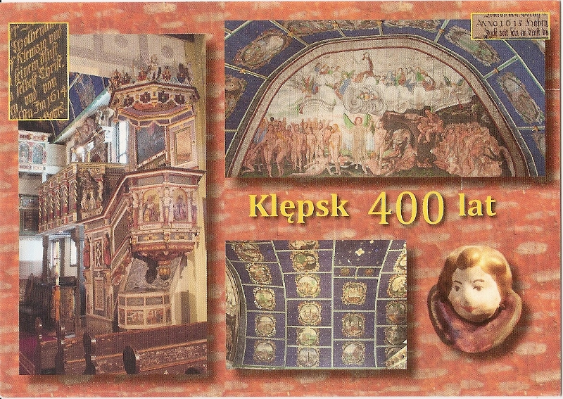 Fot 3. Klępsk 400 lat - Widokówka Widokówka