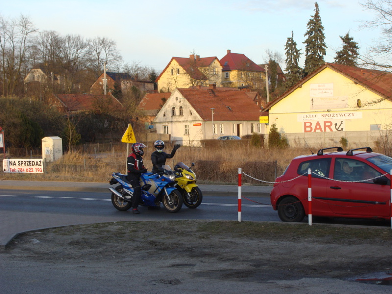 Fot 1. Motocykliści w Cigacicach Motocykliści