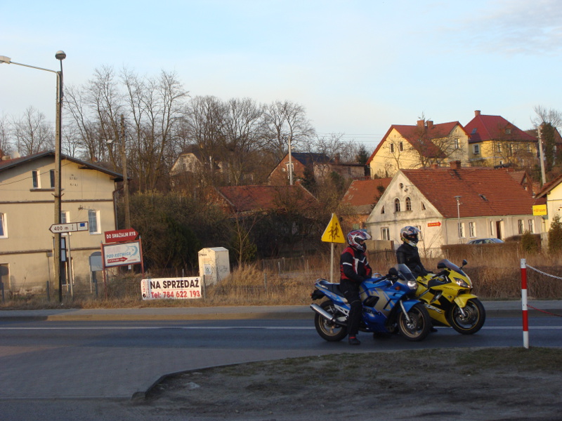 Fot 3. Motocykliści w Cigacicach Motocykliści