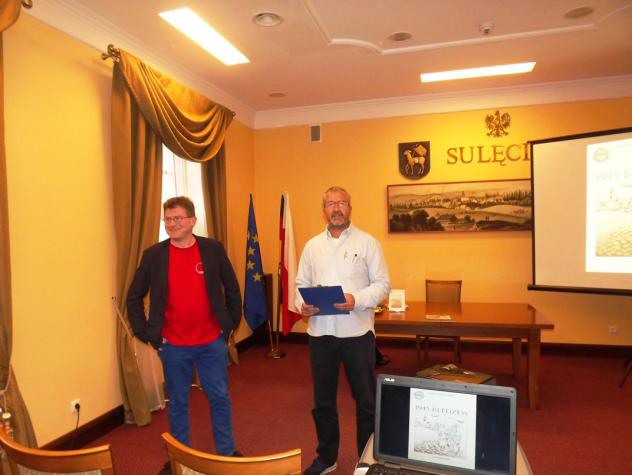 Fot. 1 Andrzej Chmielewski w sulęcińskim Domu Joannitów Sulęcin